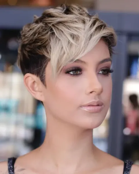 20 Bright and Bold Colored Pixie Cut Ideas