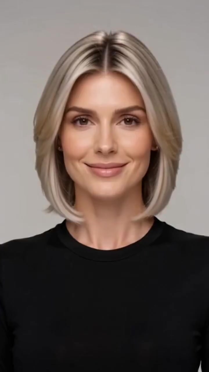 Platinum Blonde Layered Shag hairstyle Platinum Blonde Layered Shag hairstyle shown from the front