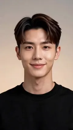 Side-Swept Undercut Quiff hairstyle shown from the front