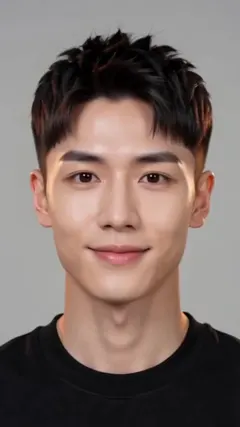 Textured Crop With Disconnected Undercut hairstyle shown from the front