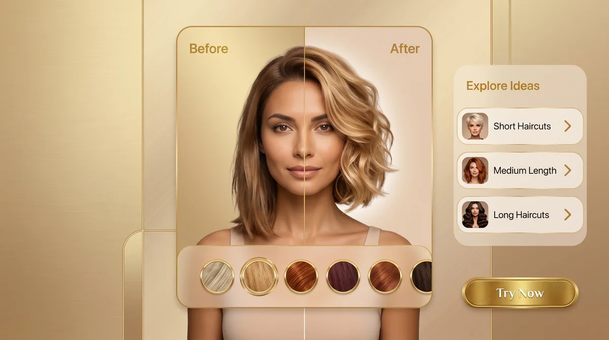 Next Hair AI hairstyle preview