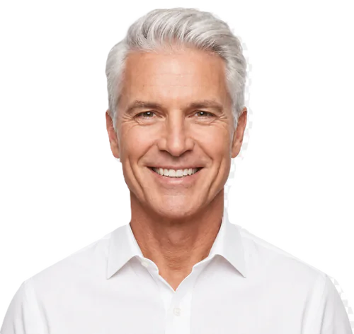 Man model for AI hairstyle try-on