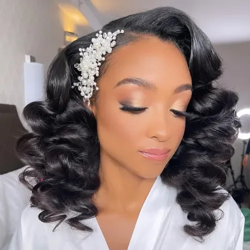 Curls Haircut With Defined Shape