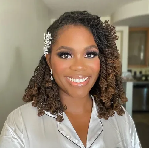 Twisted Shoulder-Length Faux Locs