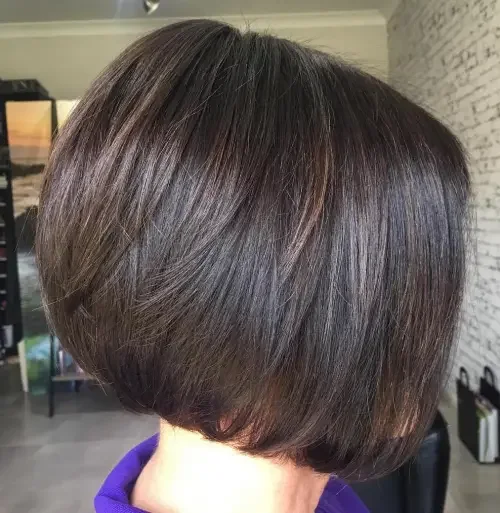 Layered Sleek Bob With Shine