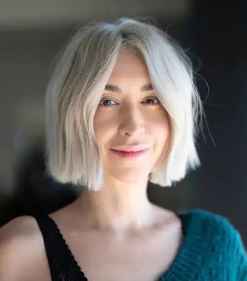 Platinum Fringe Bob