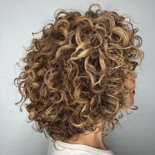 Tousled Balayaged Caramel Bob