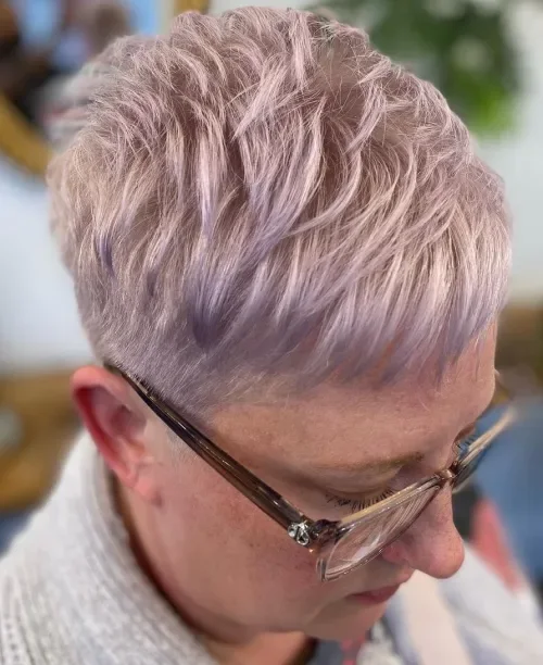 Mauve Lavender Gray Pixie
