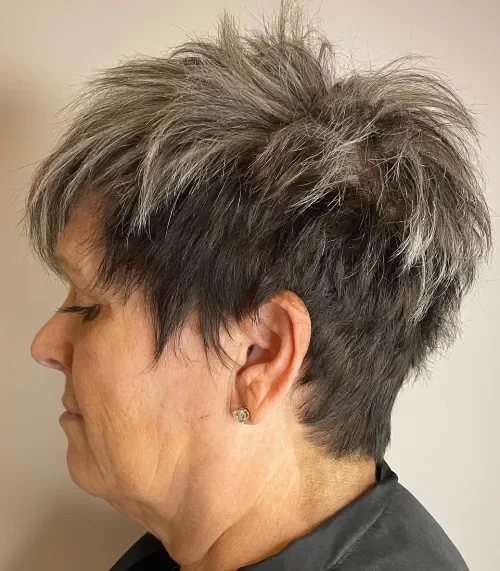 Salt-And-Pepper Spiky Crop