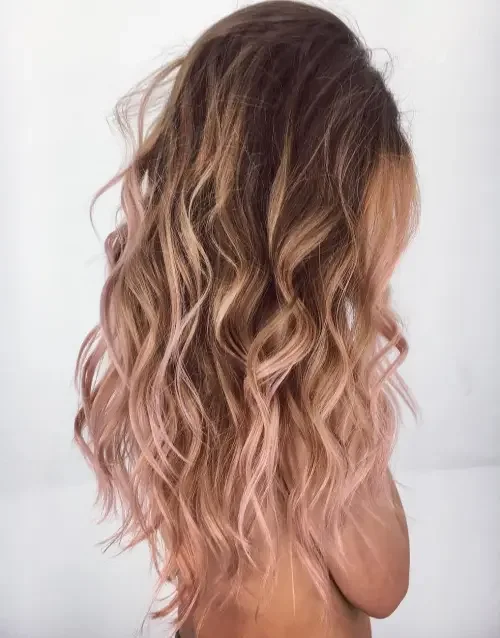 Soft Honey Rose Waves