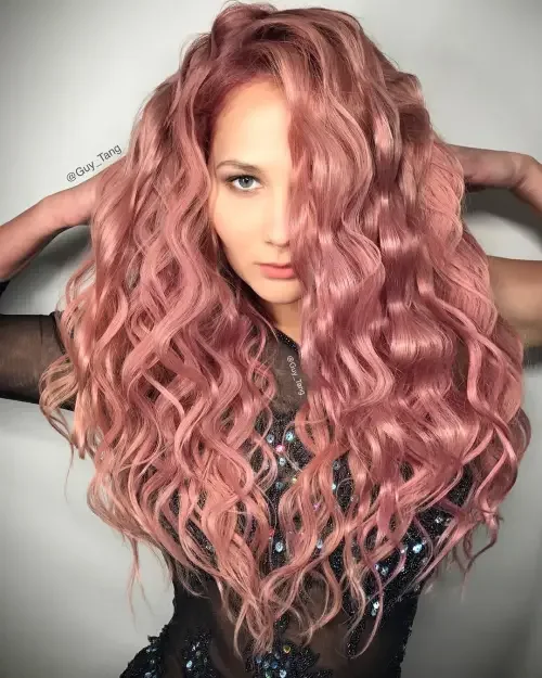 Blended Rose Copper Curls
