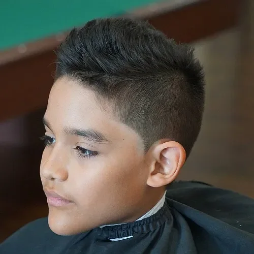 Short Spiky Taper Pompadour