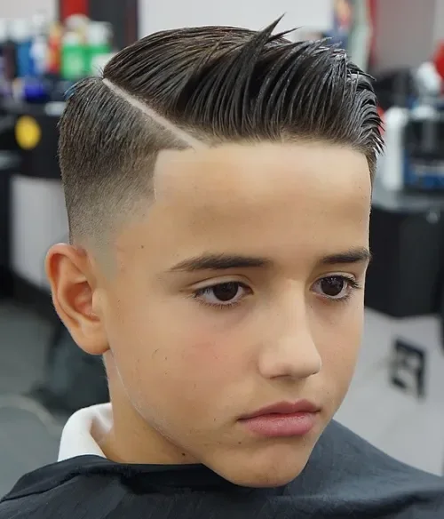 Quiff Lineup Fade With Lift