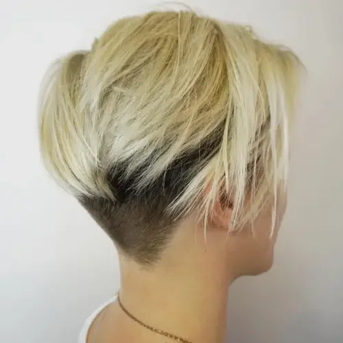 Back Nape Undercut Bixie Bob
