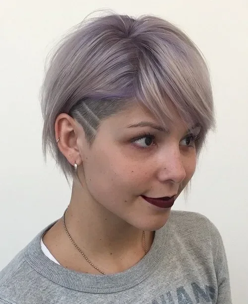 Side-Temple Hidden Undercut Pixie
