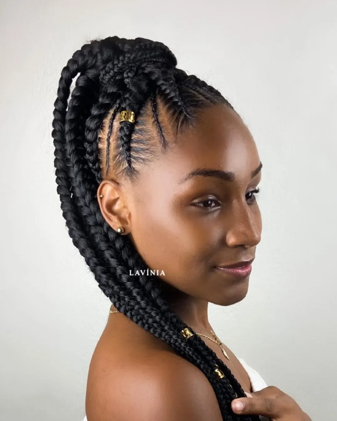 Stitch Braid Ponytail Rows