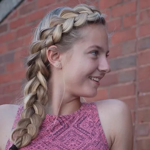 Side Dutch Twist Braid