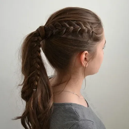 Low Side Dutch Braid
