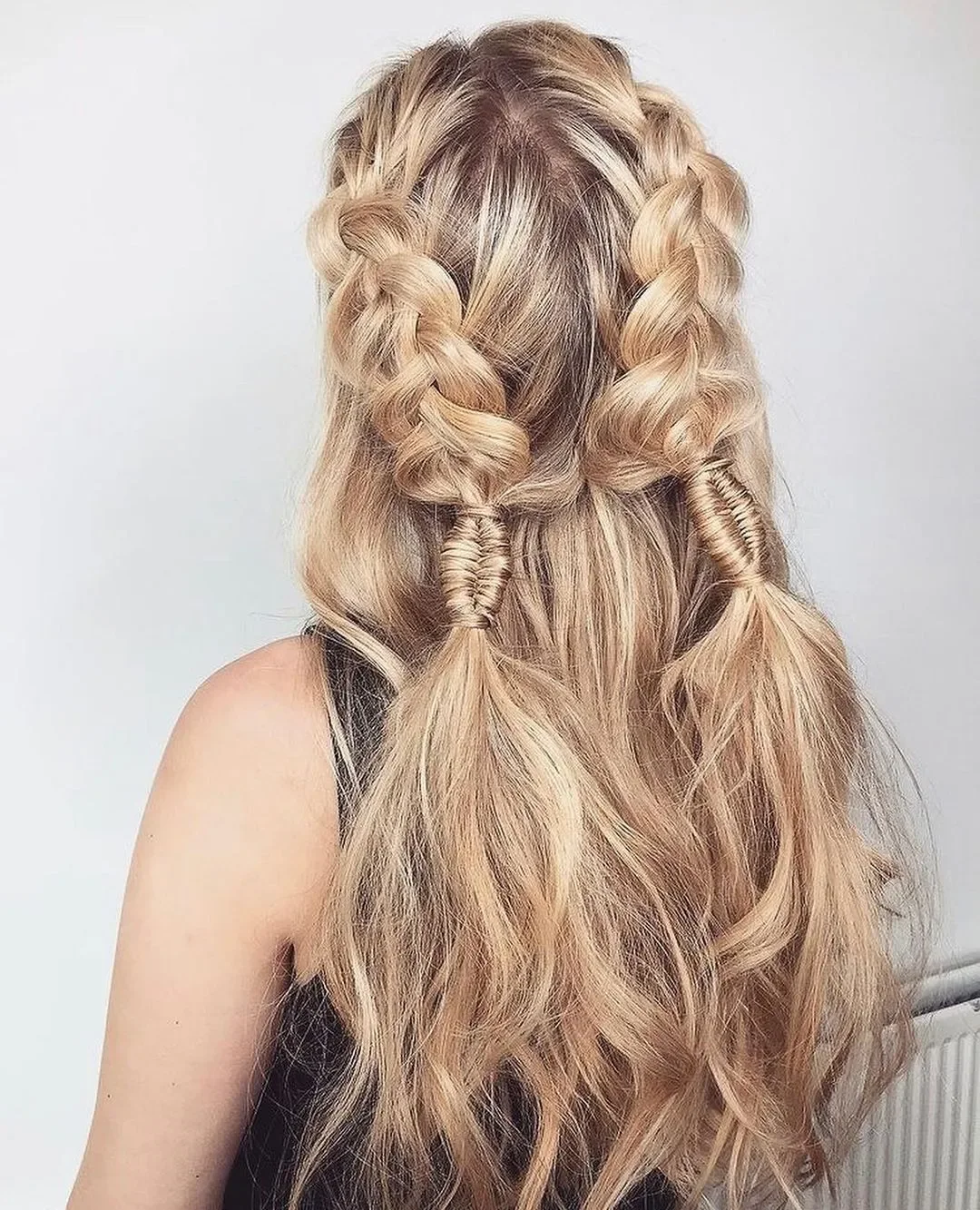 Loose Dutch Infinity Braids