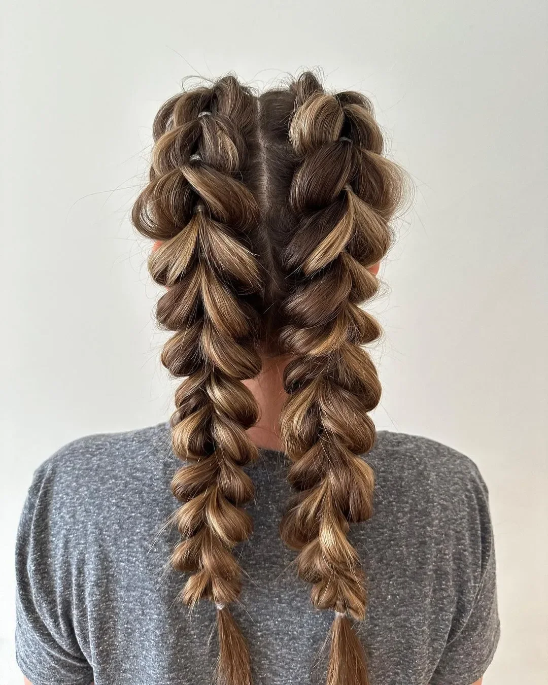 Double Rope Bun Braid