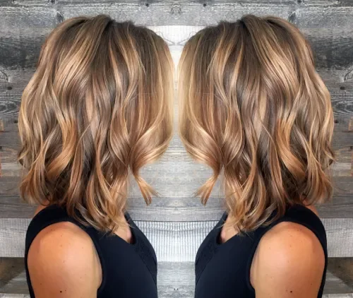 Ash Brown And Caramel Highlight Blend