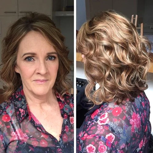 Shoulder-Length Beach Wave Bob