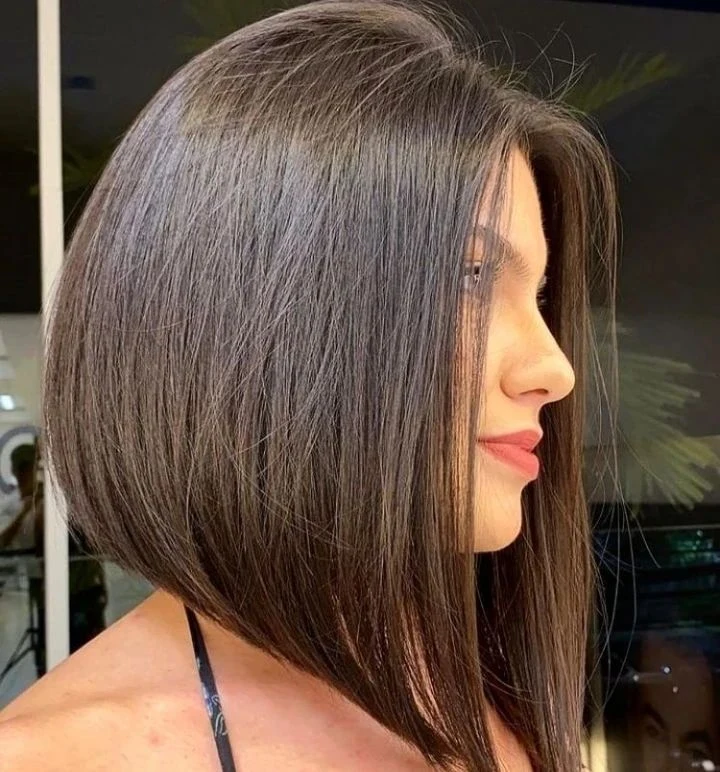 Straight Brushed A-Line Lob