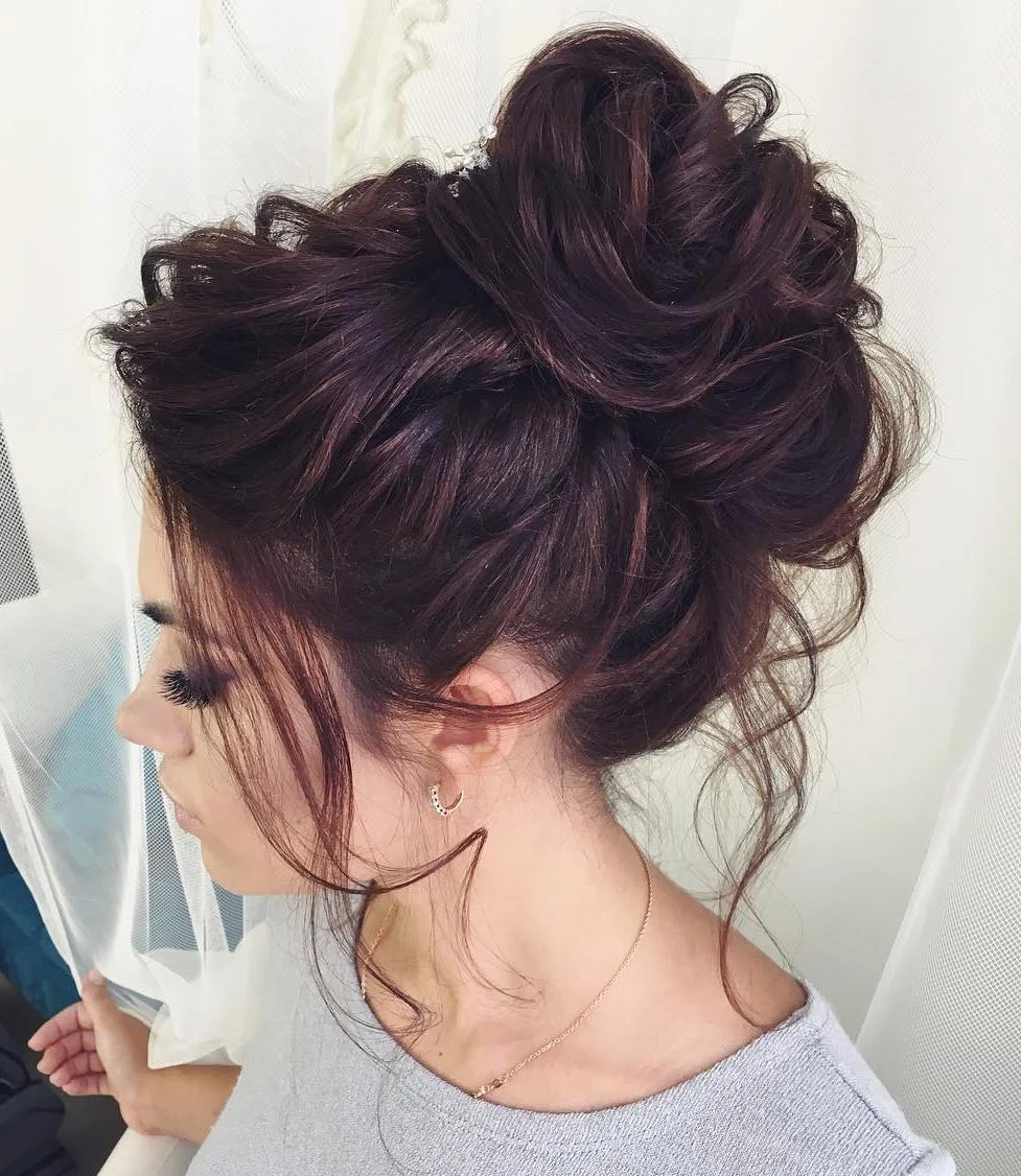 Gibson-Style Messy Curl Chignon