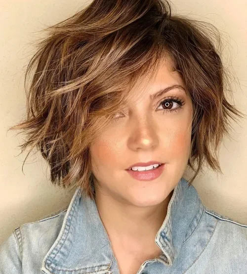 Shattered Bob With Modern Texture