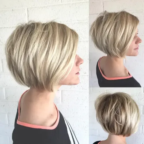Bronded Choppy Bob Layers