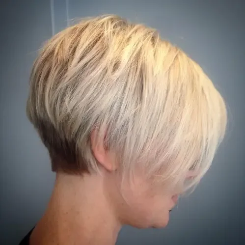 Soft Blonde Bowl Pixie