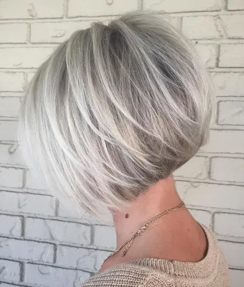 Silver Ash Waves Bob