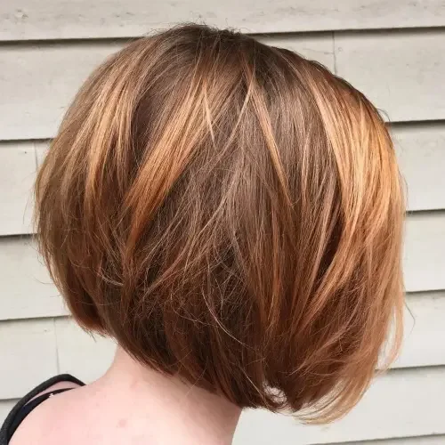 Warm Brown With Caramel Layers