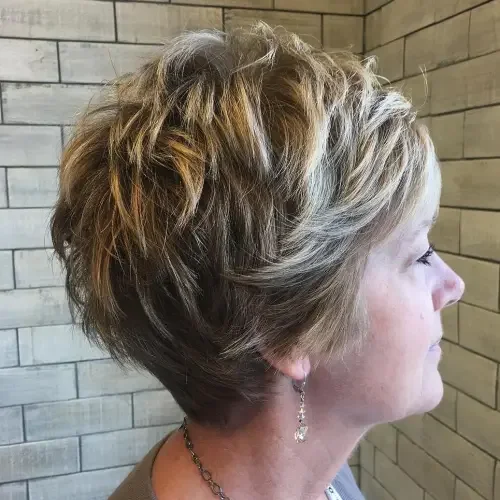 Tousled Choppy Pixie With Volume
