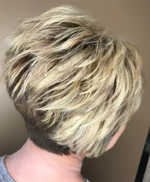 Undercut Pixie Bob With Texture