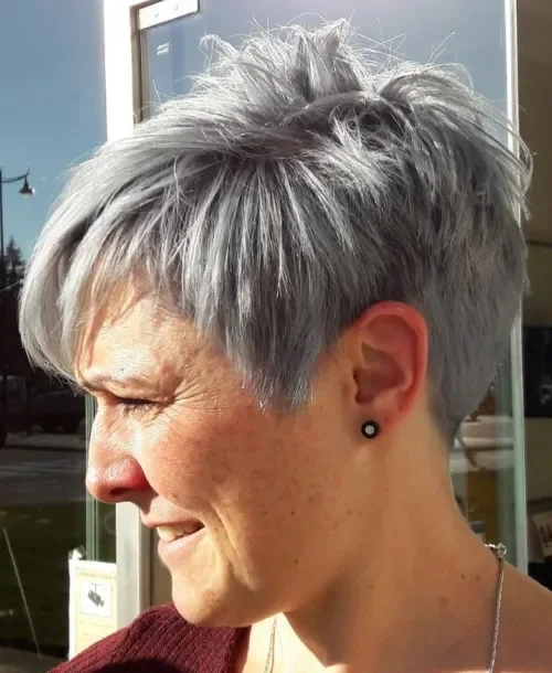 Spiky Taper Pixie With Texture