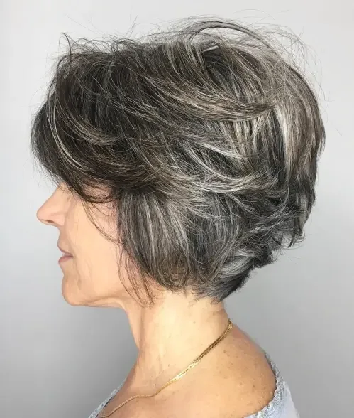 Tousled Textured Bob With Volume