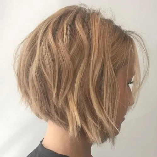 Shaggy Blonde With Jagged Layers