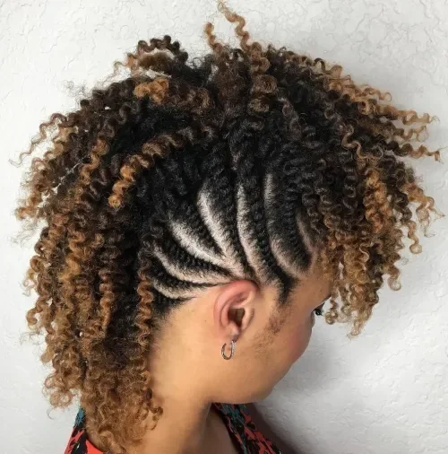 Flat-Twisted Mohawk Frohawk