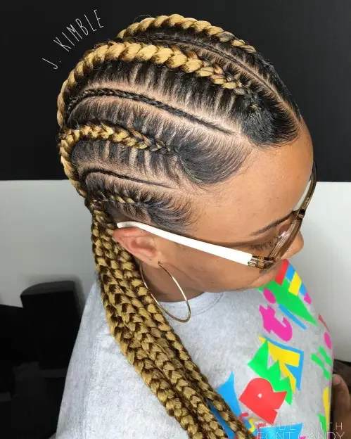 Gold Ombre Braid Accent