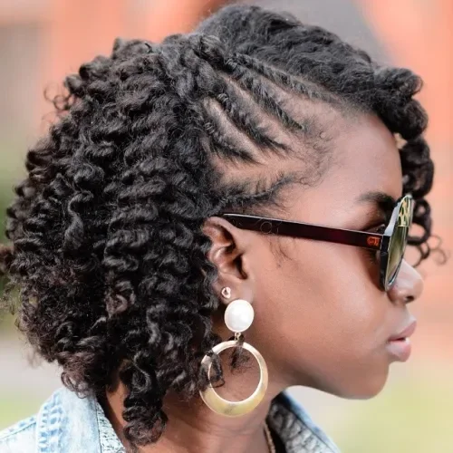 Flat Twists With Defined Curls