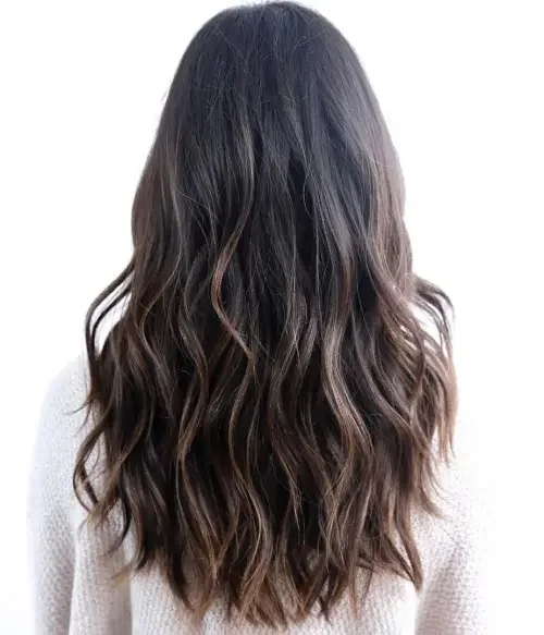 Dark Brunette Beach Wave Length