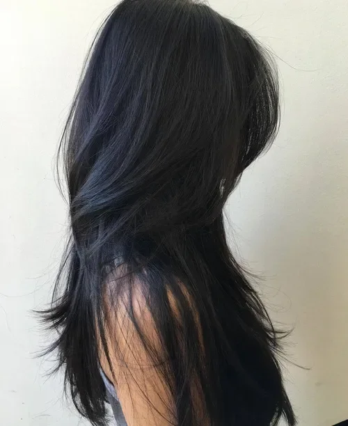 Long Black Volume Layer Cut