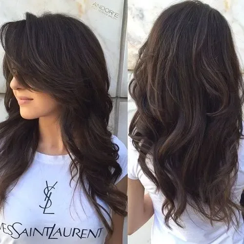 Voluminous Bangs With Undone Curls