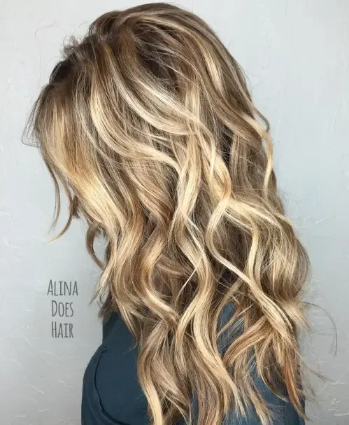 Sandy Blonde Beachy Curl Layers
