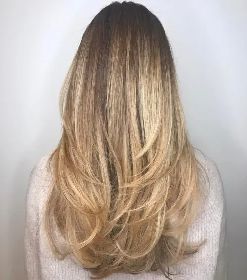 Angled Swoopy Long Layers
