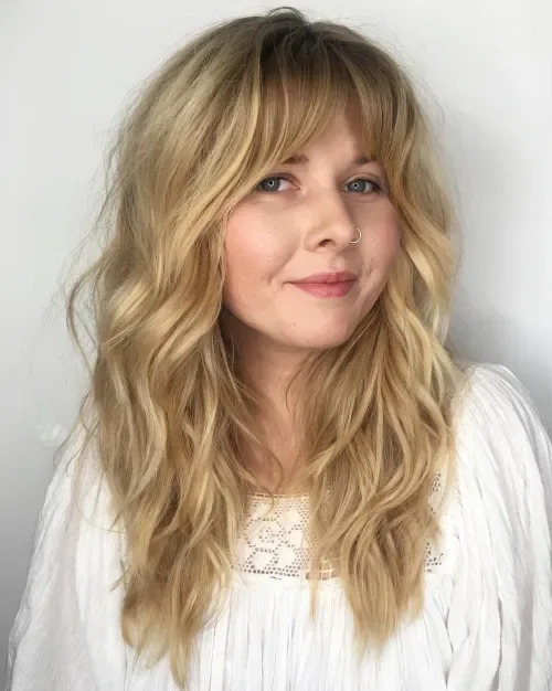 Wavy Shag With Thinned Ends