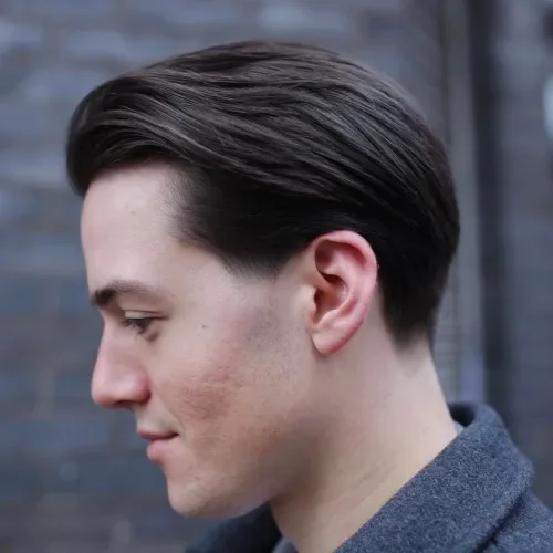 Vintage Side-Swept Taper