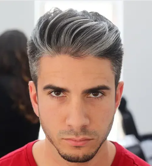Salt-And-Pepper Pomp Taper
