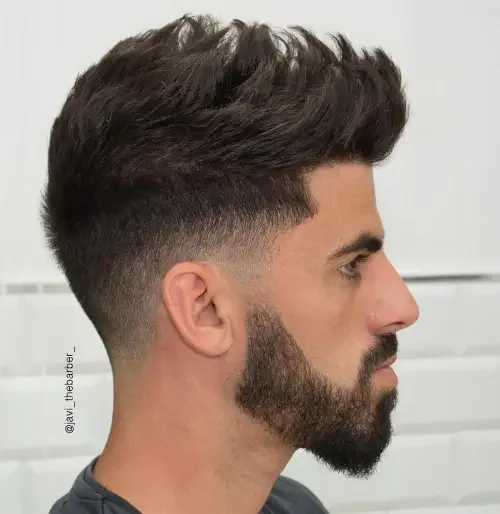 Spiky Crop Fade With Volume